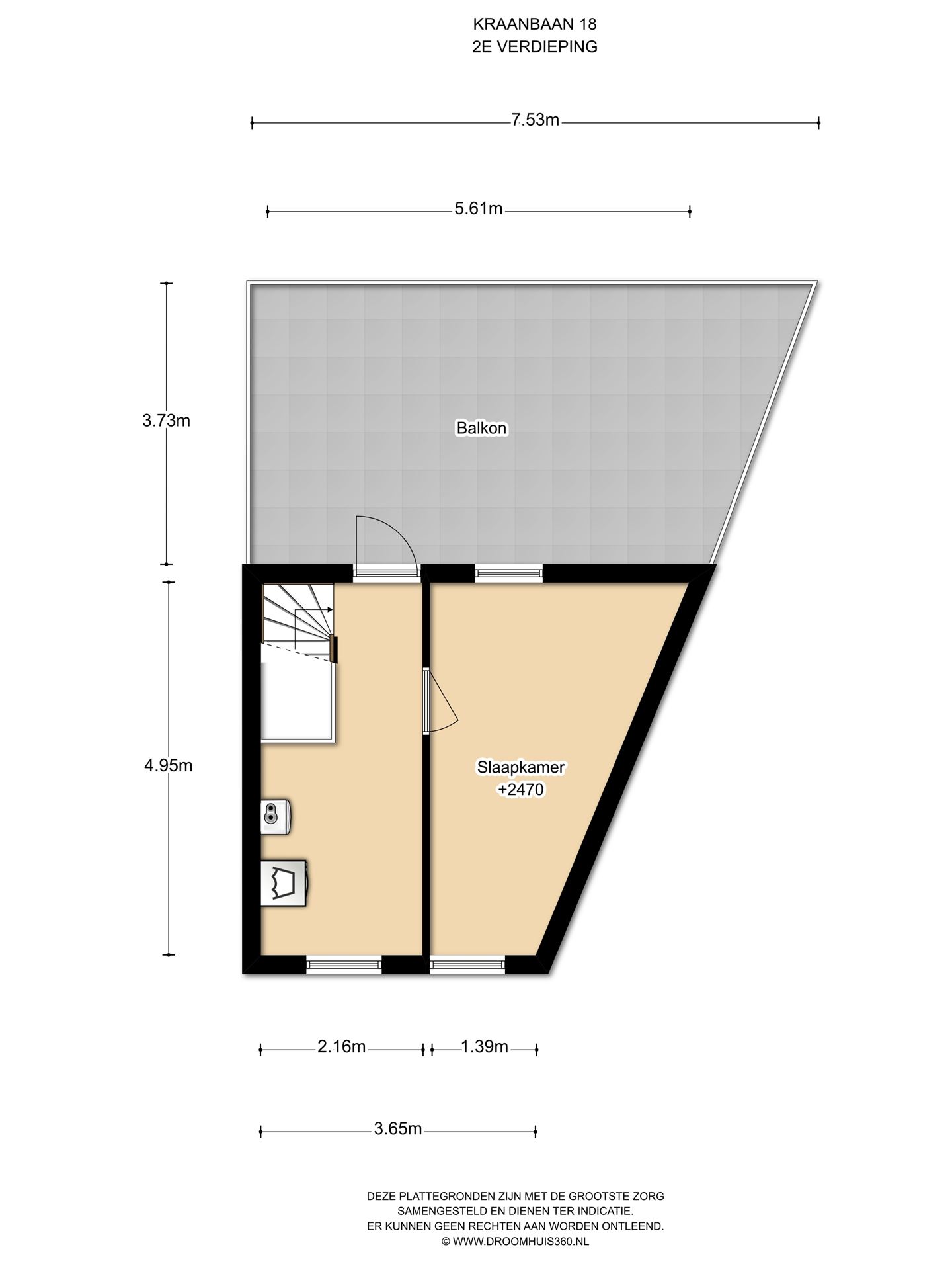 Kamer aan Kraanbaan, Leiden 5