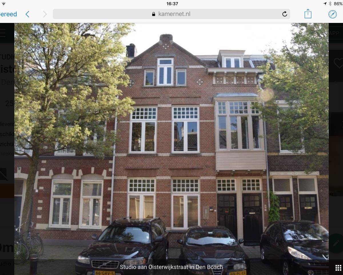 Kamer te huur in de Oisterwijkstraat in Den Bosch