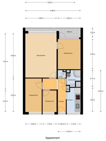 Wohnung bei Hendrik Tollensstraat In Delft