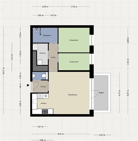Zimmer bei J.H. Hisgenpad In Amsterdam