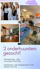 Room for rent 740 euro Jan Sonjestraat, Rotterdam