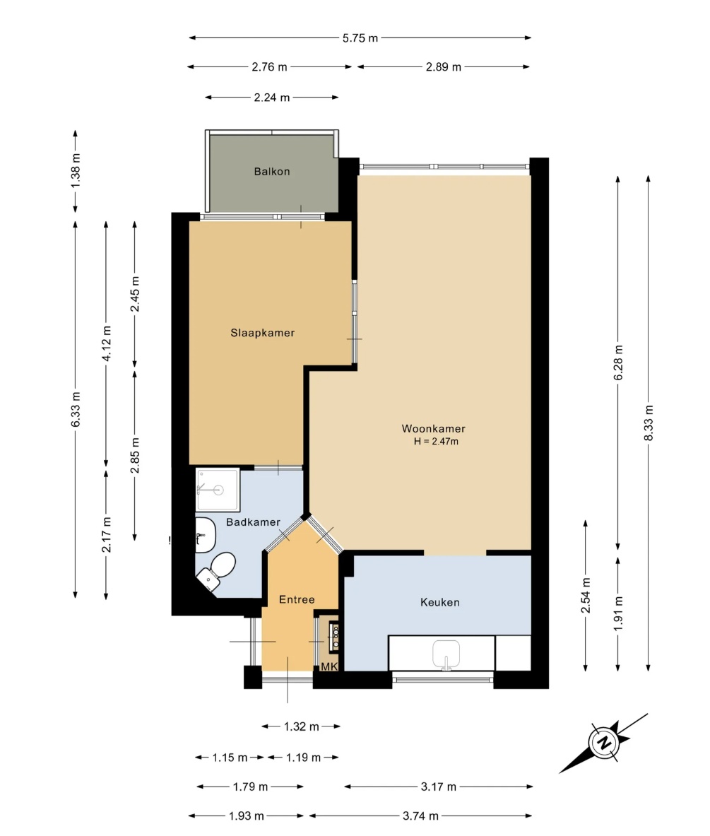 Appartement te huur in Schiedam – Burgemeester Gijsenlaan – foto 1