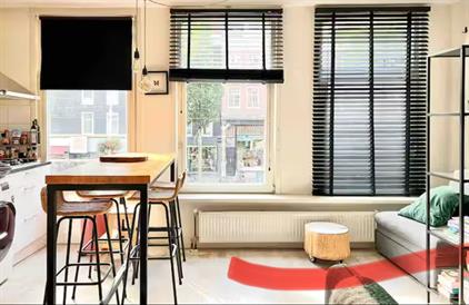 Studio for rent 1000 euro Bilderdijkstraat, Amsterdam