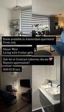 Room for rent 1100 euro Cornelis van Vollenhovenstraat, Amsterdam