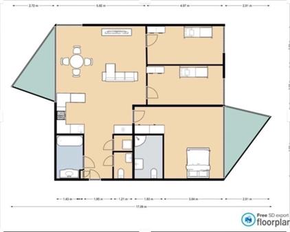 Apartment for rent 1100 euro Groenhoven, Amsterdam