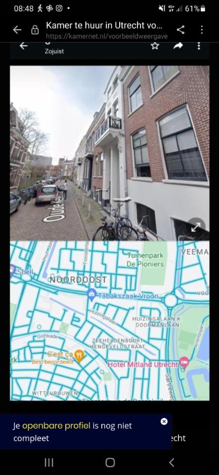 Kamer - Oude Kerkstraat - 3572TJ - Utrecht