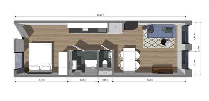 Studio te huur 1140 euro Europaweg, Zoetermeer