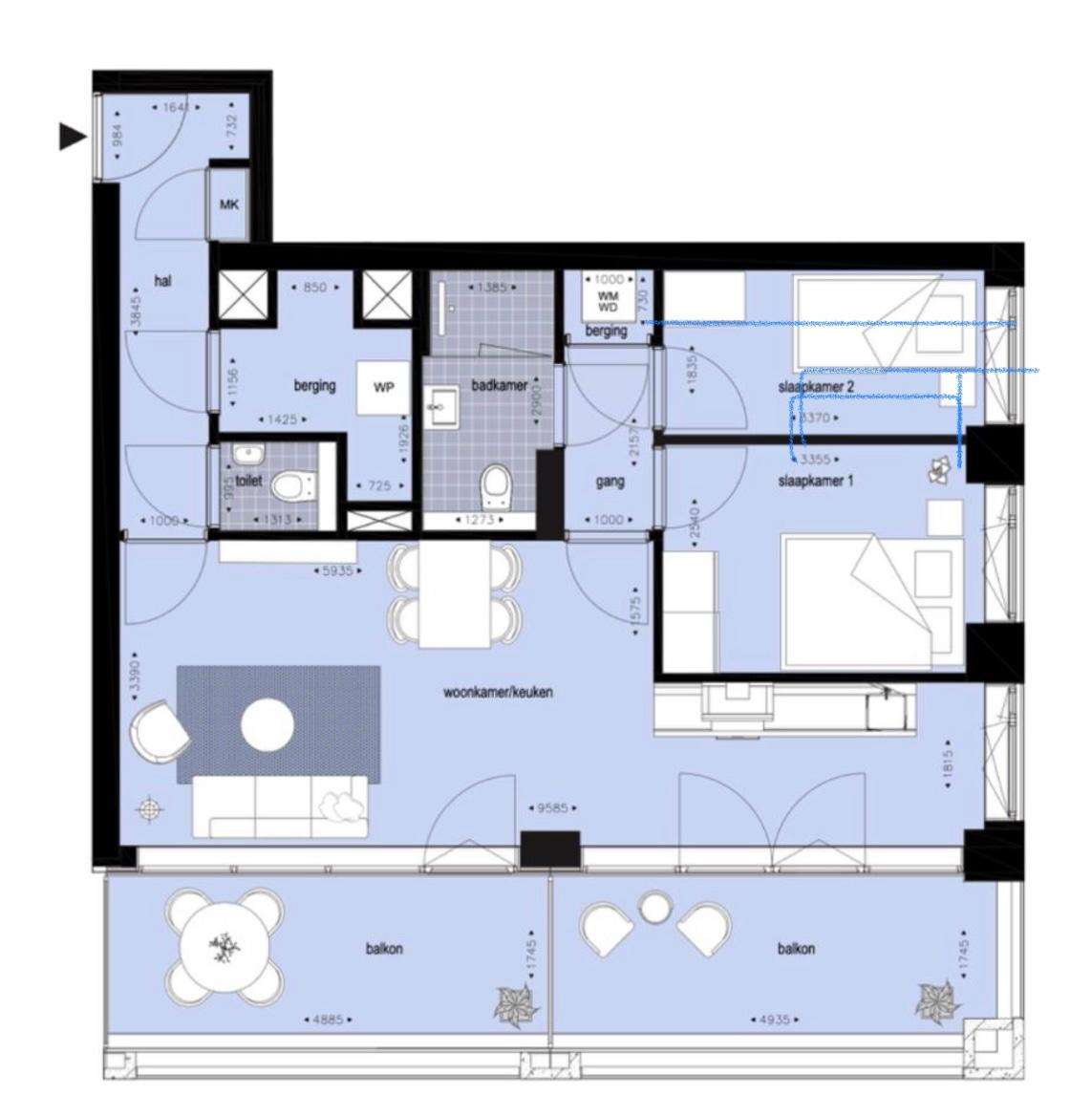 Appartement te huur in Amsterdam – Oostenburgermiddenstraat – foto 2