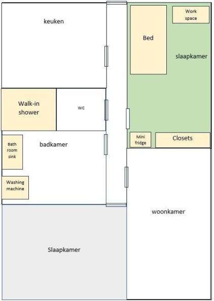 Room for rent 1260 euro Van Heuven Goedhartlaan, Amstelveen