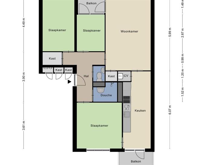 Wohnung bei Dostojevskisingel In Amsterdam