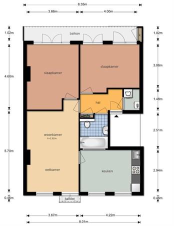 Wohnung bei Admiraal De Ruijterweg In Amsterdam