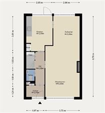 Kamer te huur 850 euro Fioringras, Rotterdam