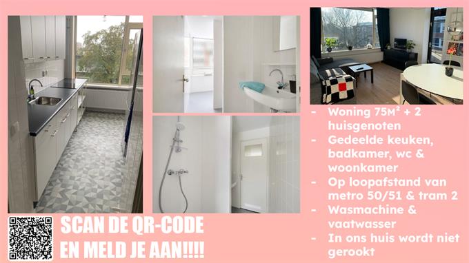 Zimmer bei Wilhelmina Druckerstraat In Amsterdam