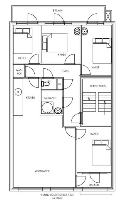 Appartement te huur 1775 euro Oosterstraat, Groningen