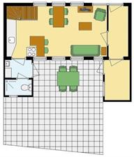 Appartement te huur 700 euro Koninginneweg, Katwijk