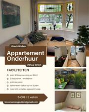 Apartment for rent 2400 euro Burgemeester van Tuyllkade, Utrecht