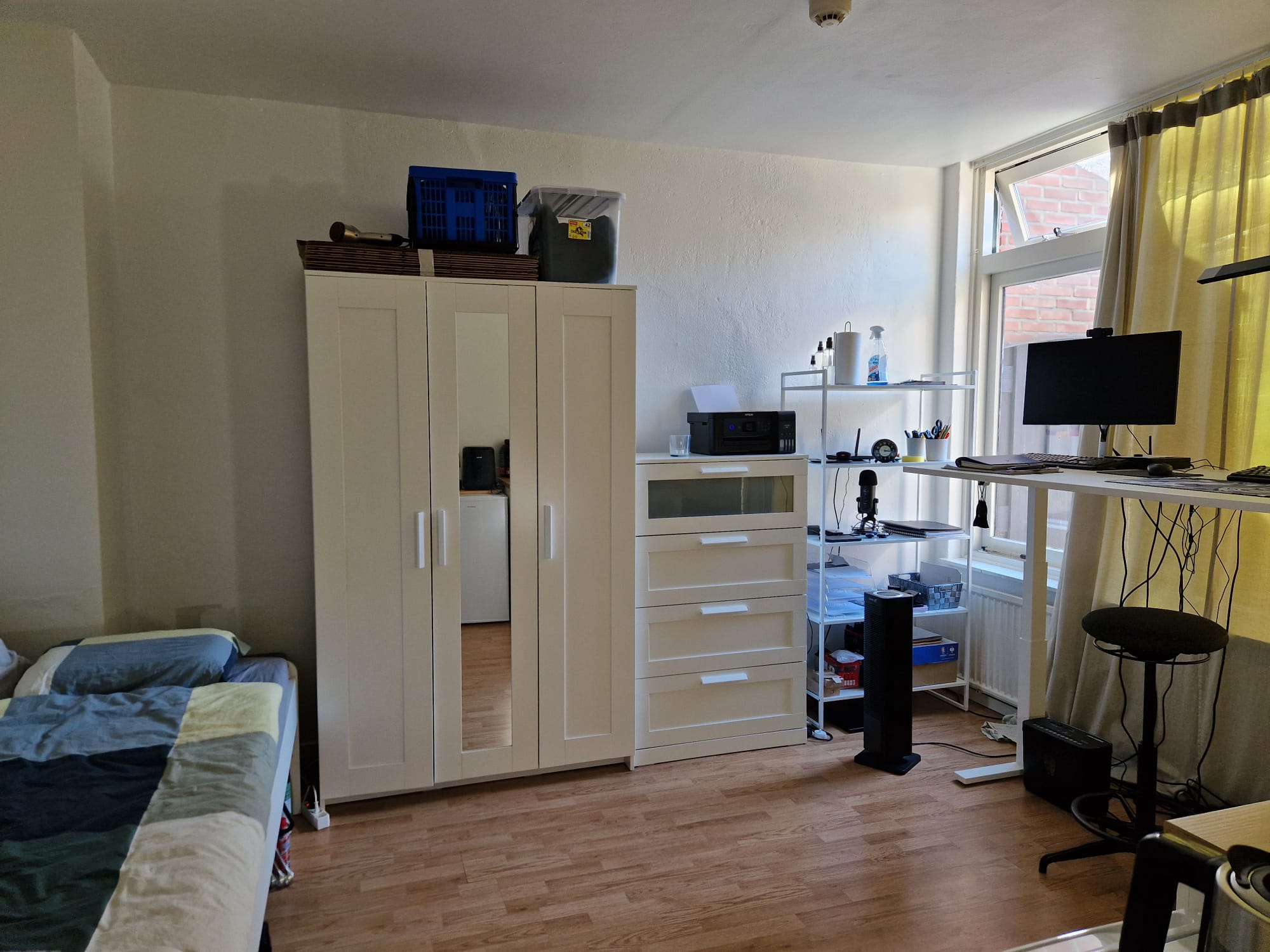 1-pièce studio et chambres de 16 m²