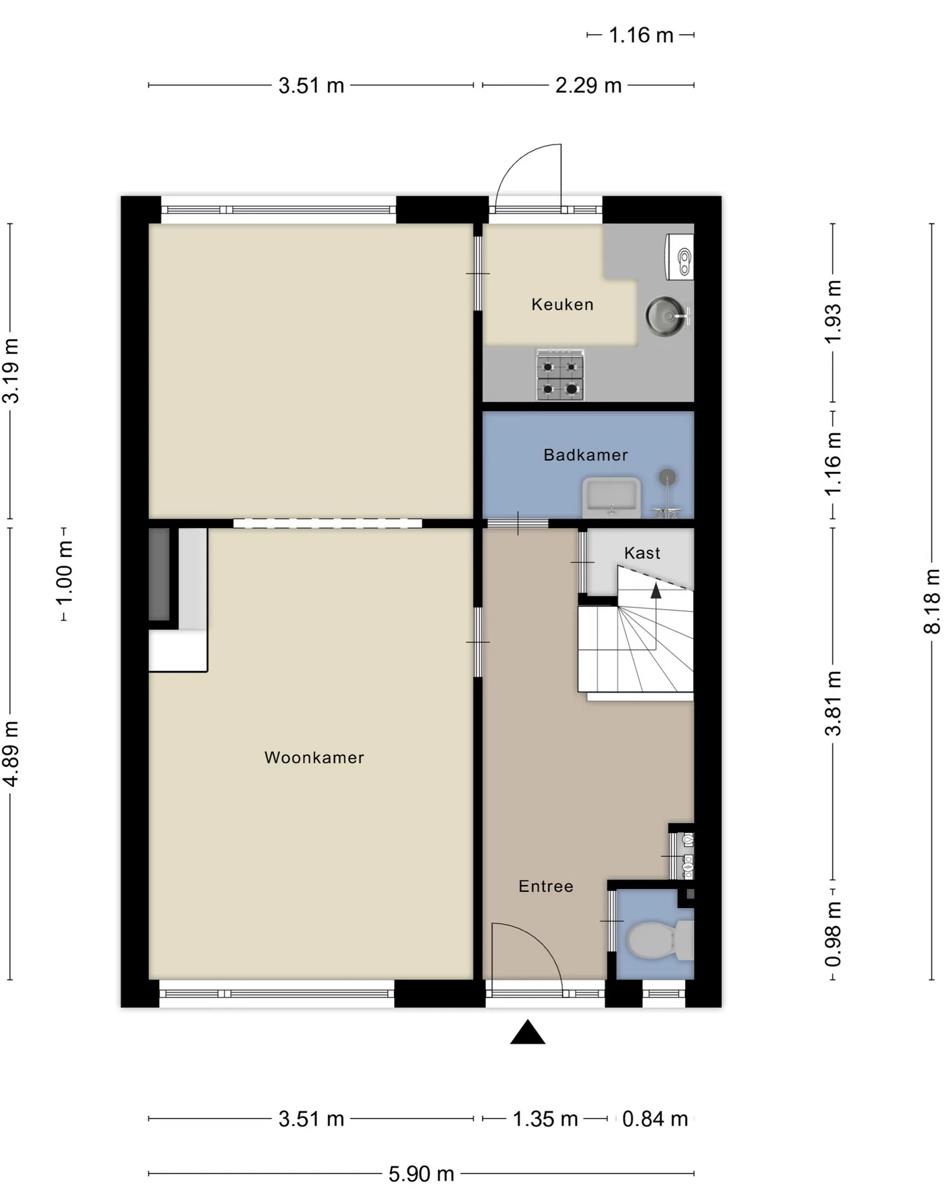 Kamer te huur in Hoogvliet Rotterdam – Aidastraat – foto 3