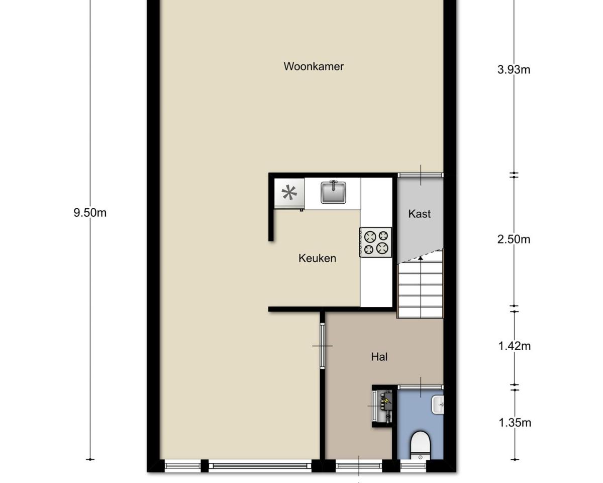 Kamer te huur in de IJselstraat in Assen