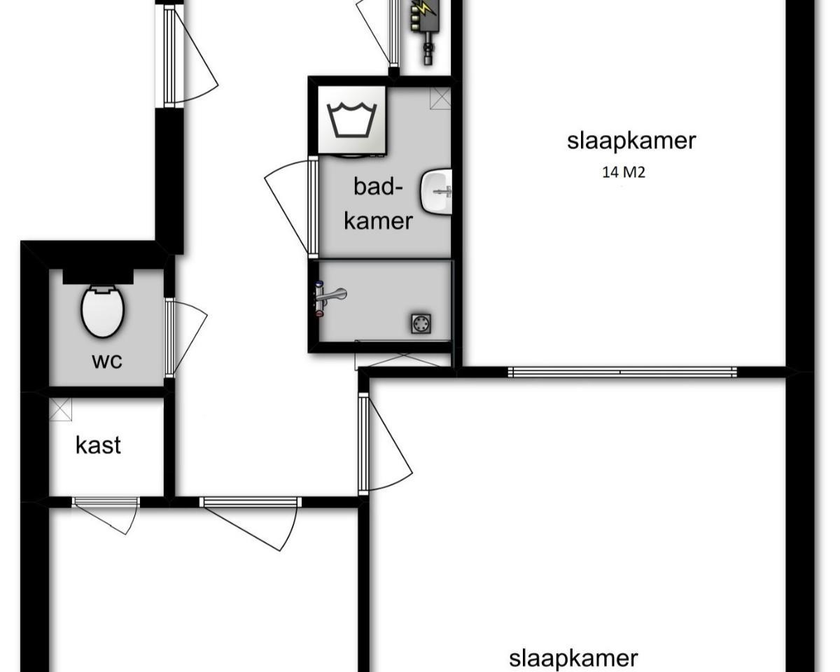 Kamer te huur in Rotterdam – Van Oestendestraat – foto 2