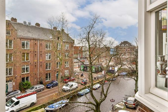 Kamer in Amsterdam, Lijnbaansgracht op Kamernet.nl: Licht 2-Kamer Appartement aan de Gracht 