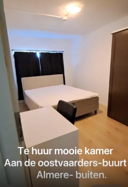 Kamer te huur 975 euro Pieter van Damstraat, Almere