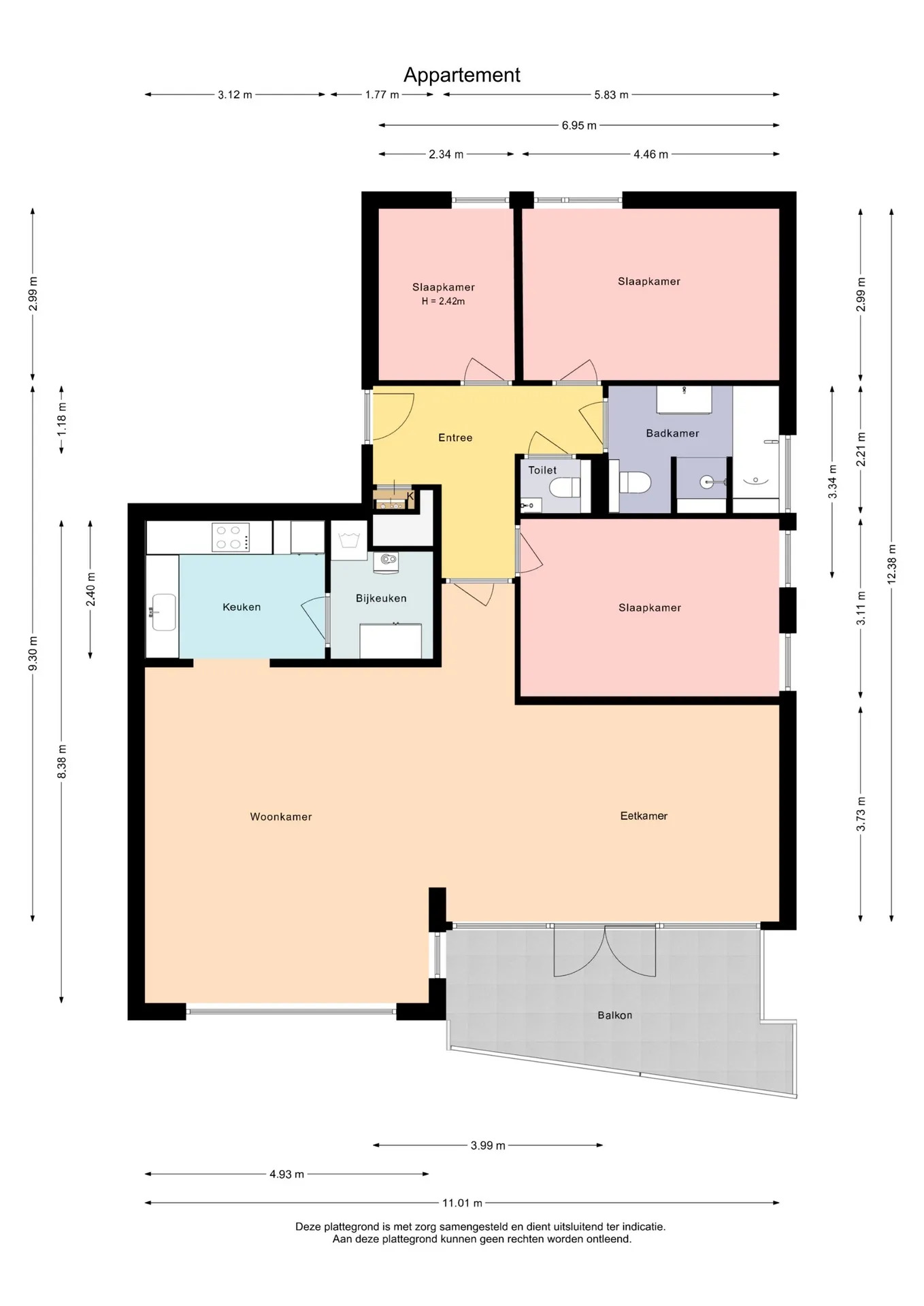 Appartement te huur in Emmeloord – Beijerland – foto 2