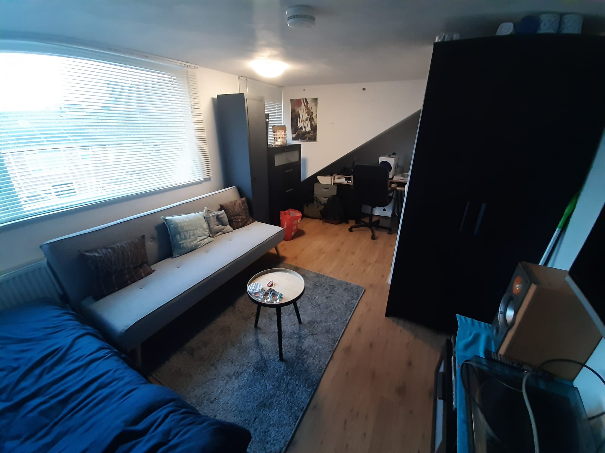 1-rum studio och rum på 15 m²