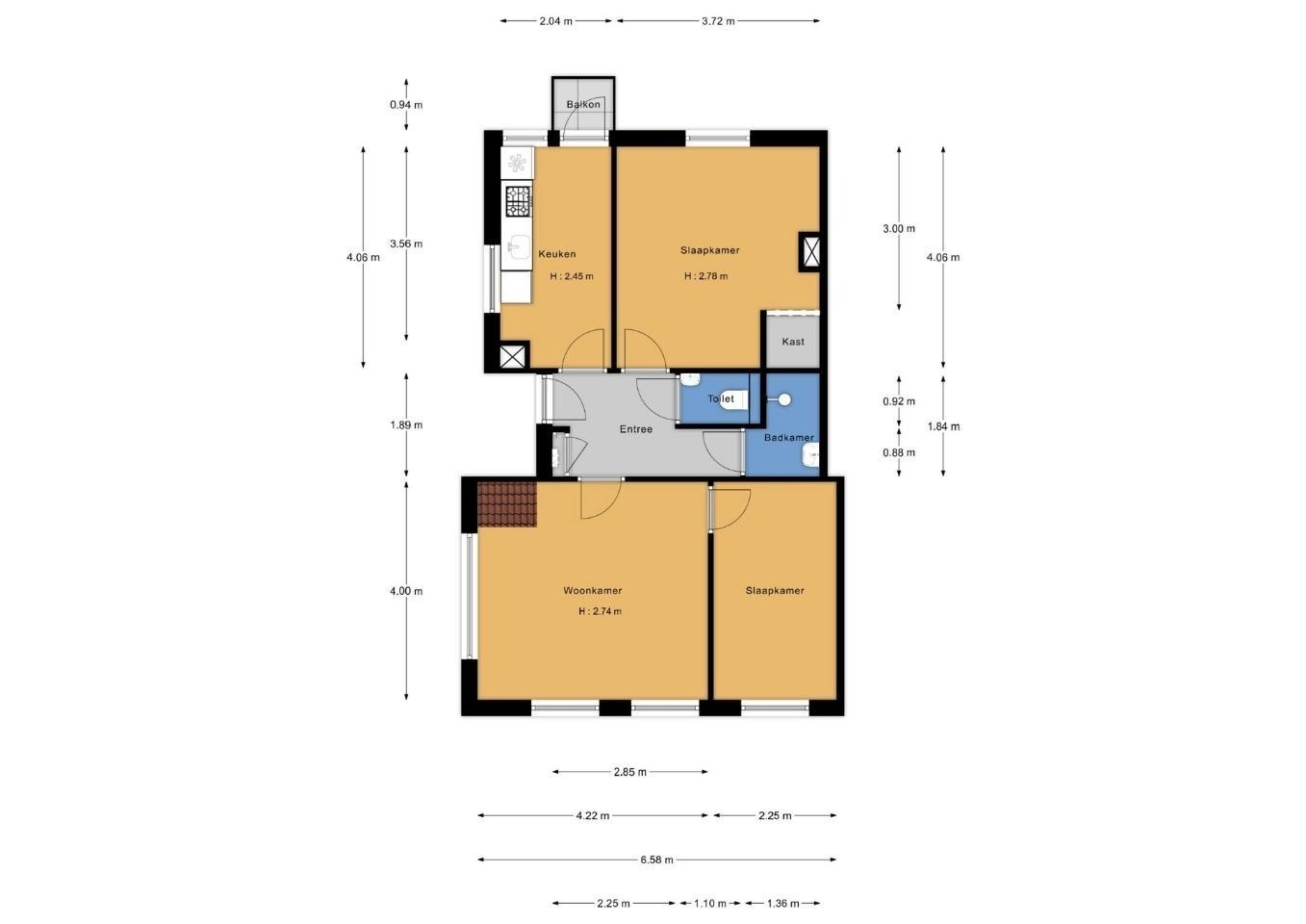 Appartement aan Noorderkerkstraat, Zaandam 7
