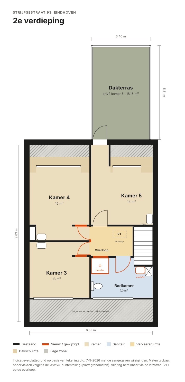 Kamer te huur in Eindhoven – Strijpsestraat – foto 2