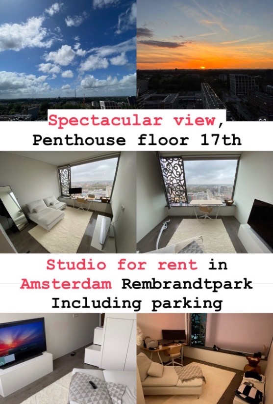 Studio for rent in Amsterdam €1175