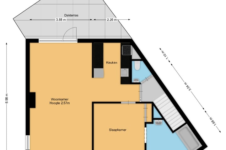 appartementen te huur op Laandwarsstraat