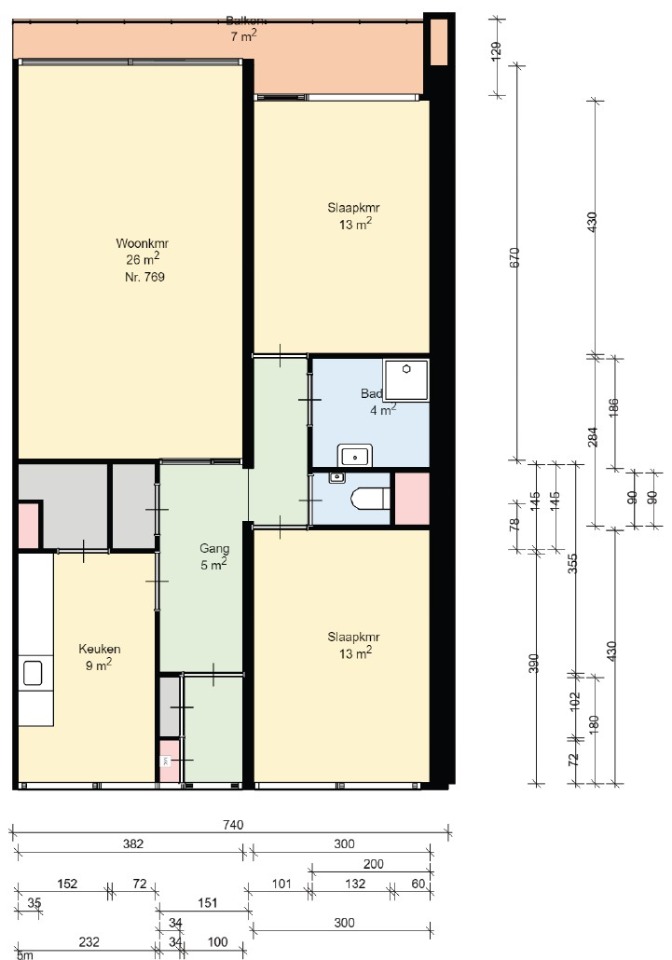 Kamer aan Aquamarijnstraat, Groningen 10