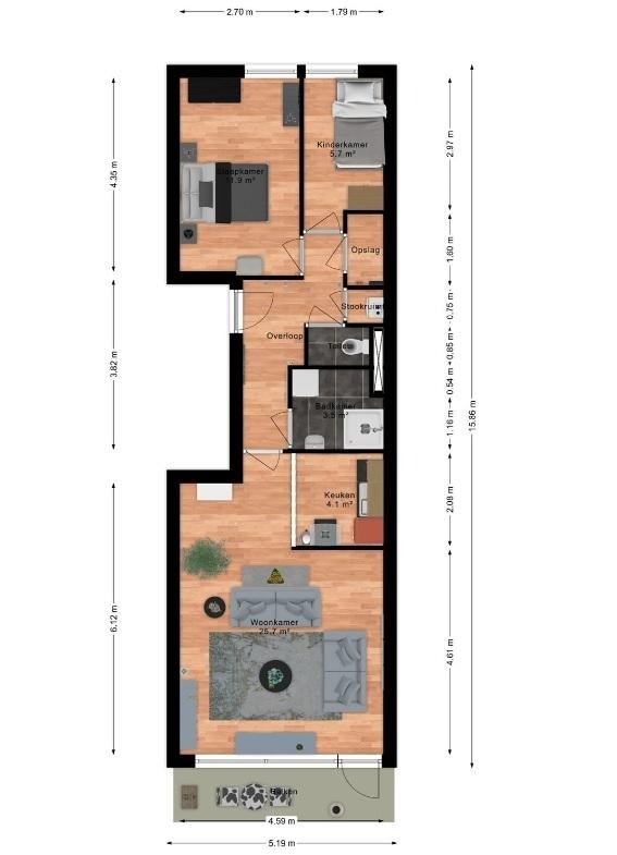 Appartement - Wannerplein - 6413ET - Heerlen