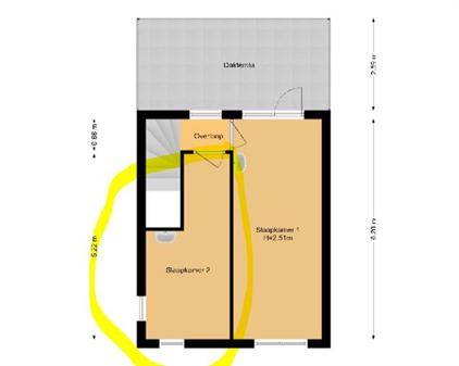 Kamer te huur 800 euro 3e Kekerstraat, Amsterdam