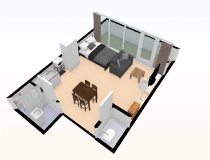 Studio for rent 795 euro Gelkingestraat, Groningen