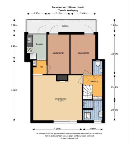 Kamer te huur 700 euro Bataviastraat, Utrecht