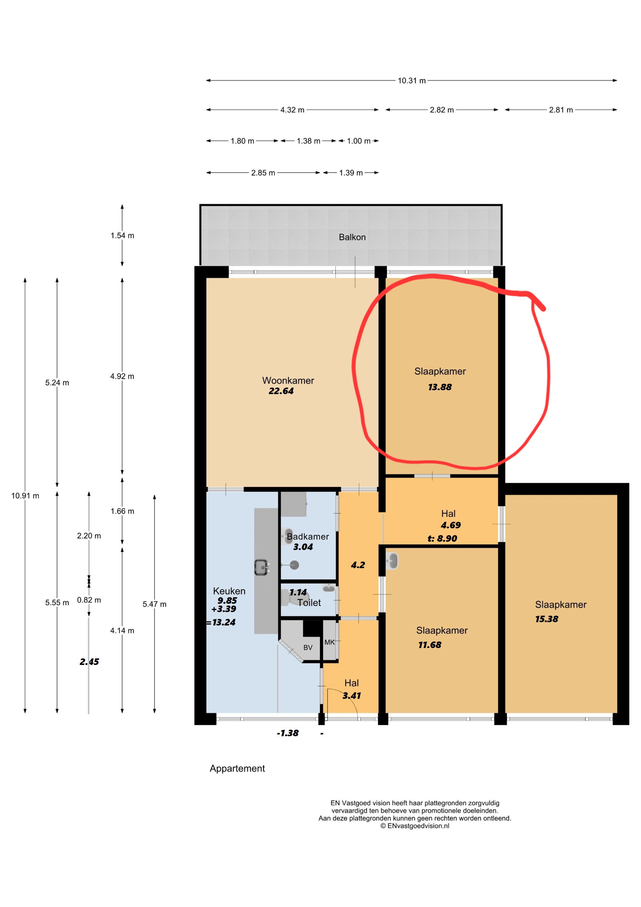 Kamer te huur in Amsterdam – Kikkenstein – foto 4