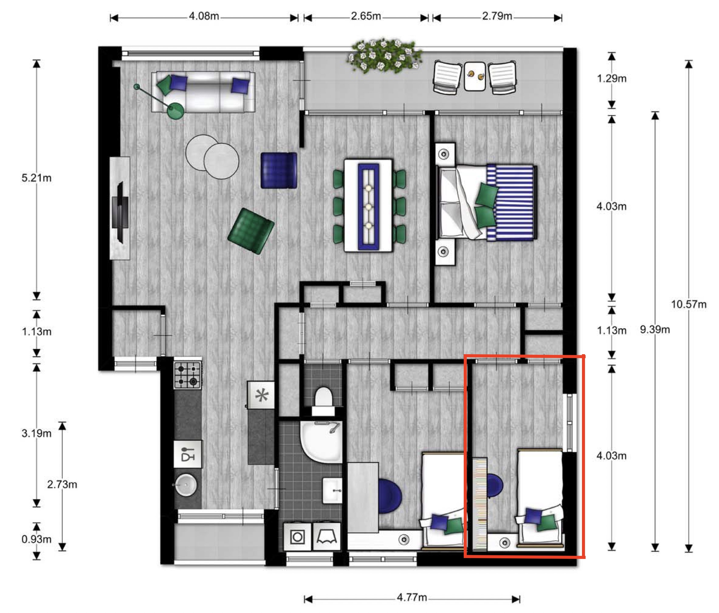 Kamer te huur in Leiden – Cesar Franckstraat – foto 3