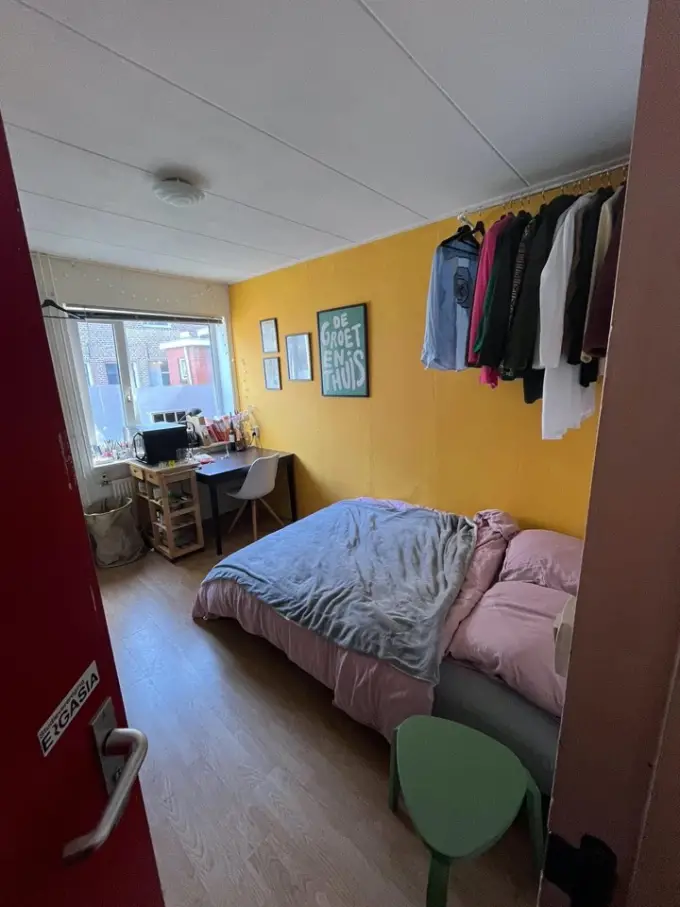 Kamer te huur aan de Nieuwe Kerkhof in Groningen