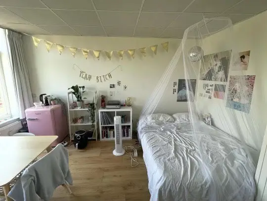 Kamer te huur aan de Oude Vest in Leiden