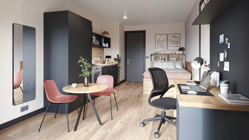 Studio te huur aan de Duboisdomein in Maastricht