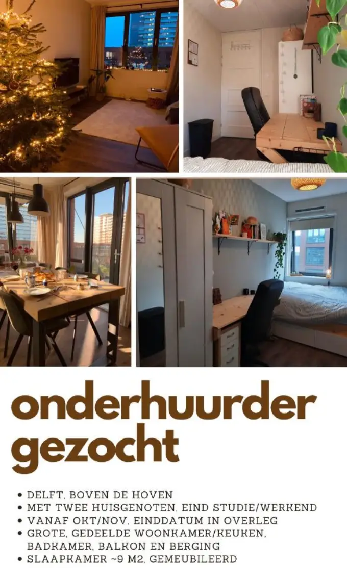 Kamer te huur aan de Martinus Nijhofflaan in Delft