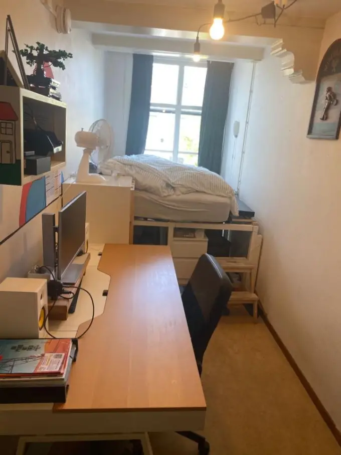 Kamer te huur aan de Voorstraat in Delft