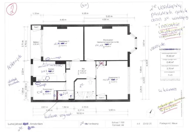 Appartement te huur aan de Lumeijstraat in Amsterdam