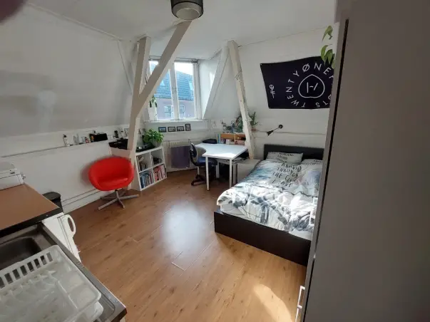 Studio te huur aan de Haarlemmerstraat in Leiden