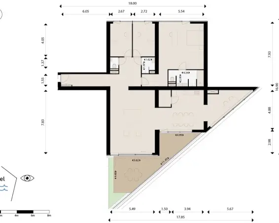 Kamer te huur aan de Korte Ouderkerkerdijk in Amsterdam