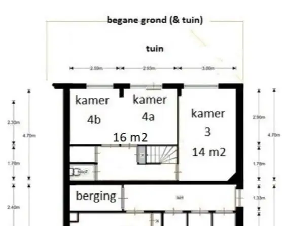 Kamer te huur aan de Louis Bouwmeesterstraat in Amsterdam