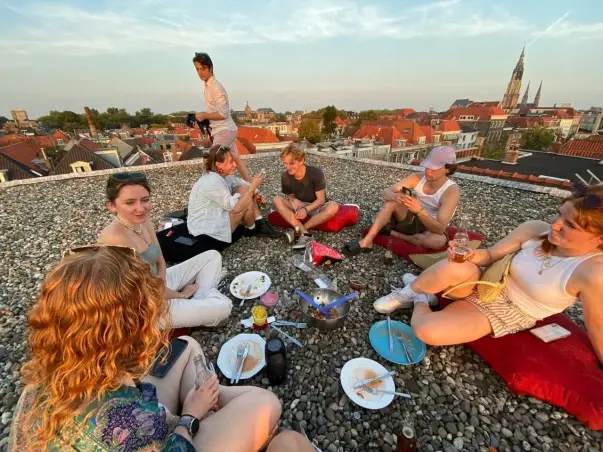 Kamer te huur aan de Voorstraat in Delft