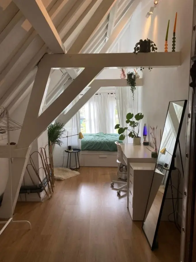 Kamer te huur aan de Noordeinde in Delft